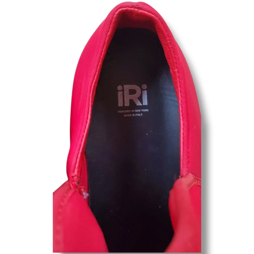 iRi WES I Red Low Top Sneaker | Red Women's Sneakers - Picture 9 of 11